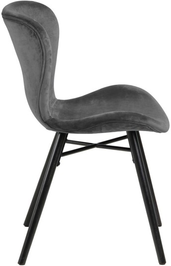 Batilda A1 spisestuestoler velour grå. Batilda A1 spisestuestoler velour grå.