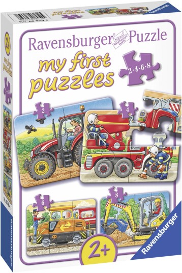 Ravensburger Hard At Work 2/4/6/8p