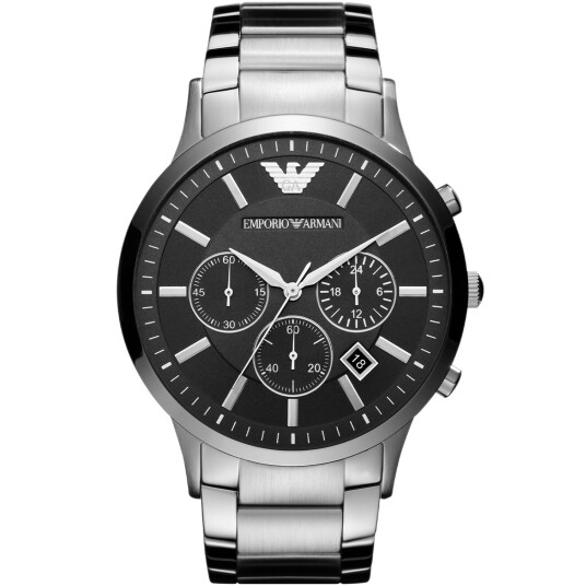 Emporio Armani Renato AR2460 - Herre - 46 mm - Analog - Kvarts urverk - Mineralglas