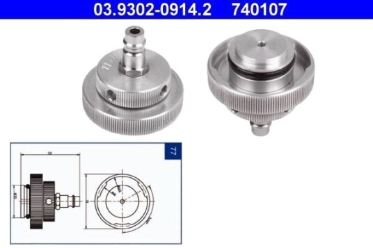 ATE 03.9302-0914.2 Utluftingsstusser