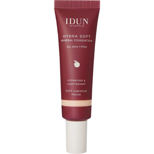 IDUN Minerals Hydrasoft Foundation 30ml - Vegansk, Parfymefri, Beige
