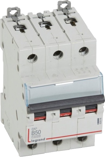 Legrand DX³ MCB automatsikring B50 3P 3M 10/16kA