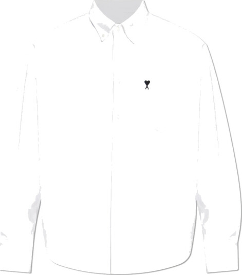 Ami Paris Herre Skjorter Hvit XL,