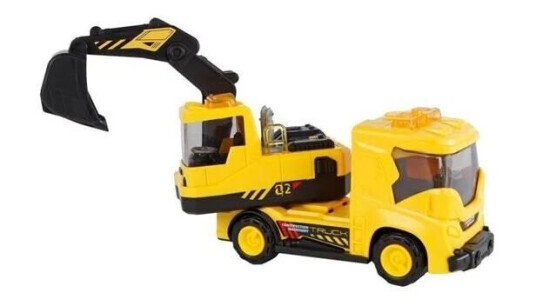 2-Play Traffic 2-Play Work Vehicle Excavator Friction with Light and Sound