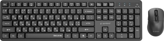 Gembird Silent Key Pro Business Tastatur & Mussett RU KBS-WMS-01-CYRL