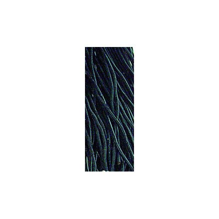 Læderiet Lærsnor Rundskåret Svart 100cm x 2mm