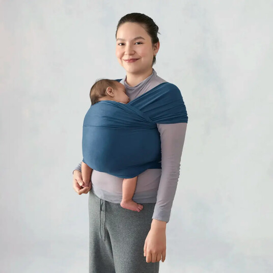 Ergobaby Aura Bärsjal Trikå Blå Blue