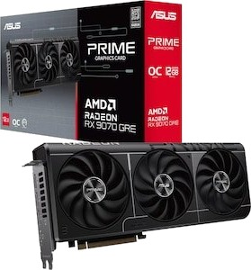 ASUS Radeon RX 9070 GRE OC Grafikkort 12GB GDDR6 med Overklokking