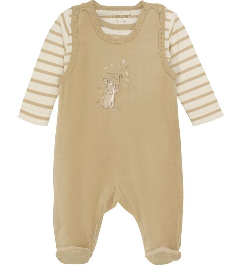 Blå   Sett Body & Sparkebukse Velour Sesame   62