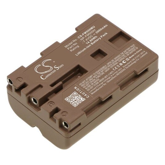 Sony alpha DSLR-A700Z batteri (2000 mAh 7.4 V, Sort) Sony alpha DSLR-A700Z batteri (2000 mAh 7.4 V, Sort)