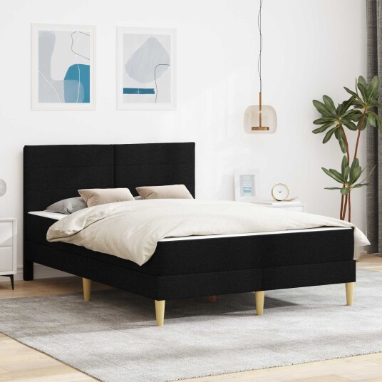 vidaXL Sengestamme 140 x 200 cm Svart vidaXL Sengestamme 140 x 200 cm Svart