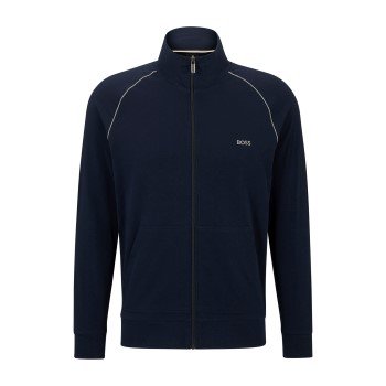BOSS Mix and Match Zip Jacket Mørkblå bomull XX-Large Herre
