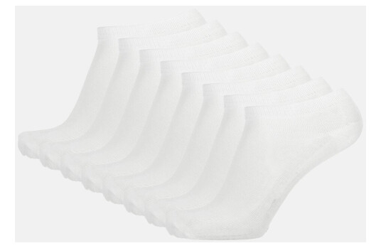 X-Trail Ankle Sock 8-Pack White 39-42 Bomullssokker