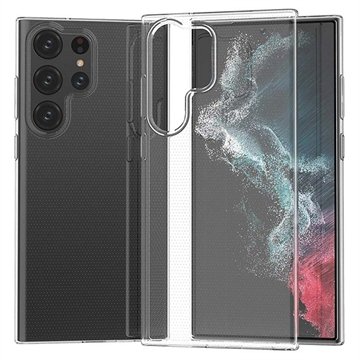Antiskli Samsung Galaxy S23 Ultra 5G TPU-deksel Gjennomsiktig