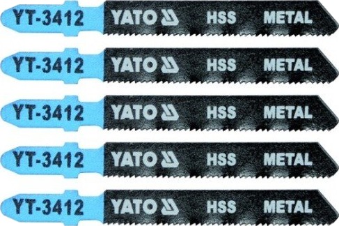 Yato Sagbladsett YT-3412 - 5 Stykker til Stikksag