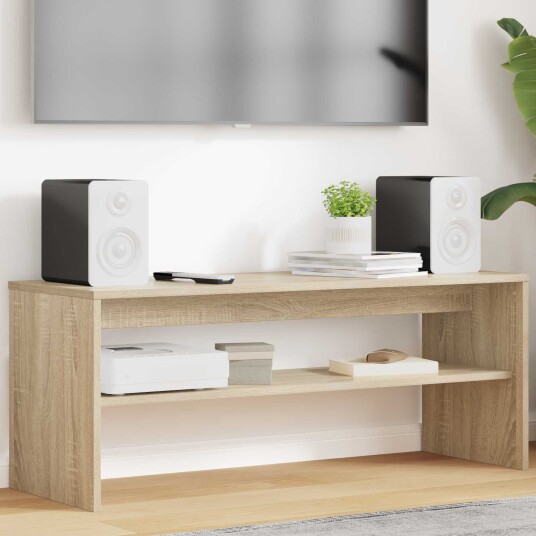 TV skap Sonoma eik 100 x 35 x 40 cm Konstruert tre TV skap Sonoma eik 100 x 35 x 40 cm Konstruert tre