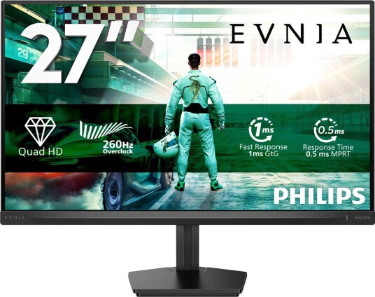 Philips Evnia 3000 27" Gaming Monitor QHD 2560x1440 240Hz HDR Koksgrå Philips Evnia 3000 27" Gaming Monitor QHD 2560x1440 240Hz HDR Koksgrå