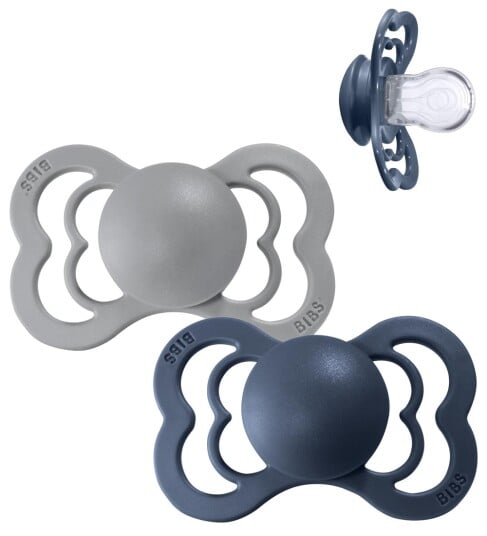 BIBS Supreme 2-p Silikon Str 1,Clo/Sblu