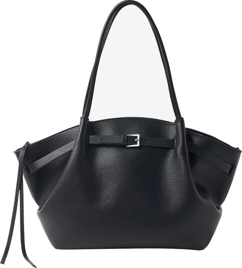 Gina Tricot - Skulderveske Large fold detail bag - Svart