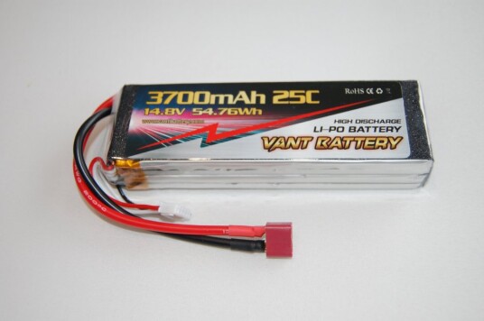 Vant 14.8V 3700mAh 25C DEANS  XH