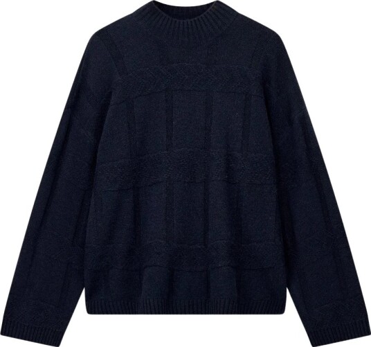 Emporio Armani Dame Strikkevarer Blå S, Emporio Armani Dame Strikkevarer Blå S,