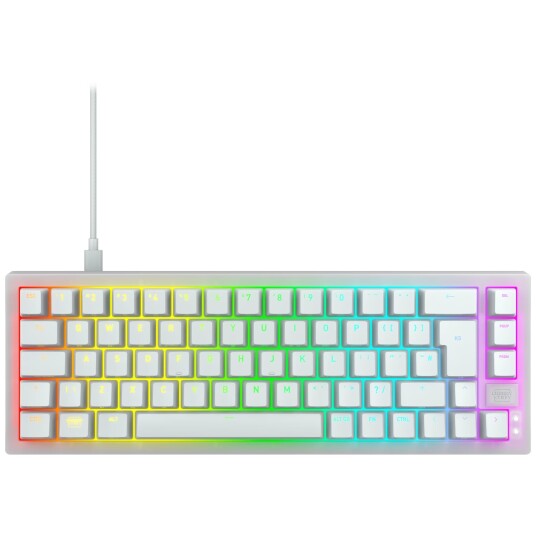 Cherry Xtrfy K5V2 65% Gamingtastatur med RGB Belysning Nordisk Hvit