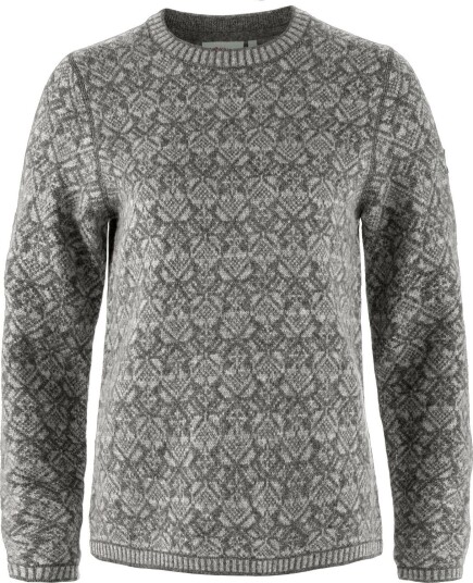 Fjellreven Fjellreven Women's Snow Round Neck Sweater Grey M Fjellreven Fjellreven Women's Snow Round Neck Sweater Grey M