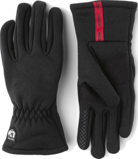 Hestra Touch Point Fleece Liner Jr. 5f Svart 4-5 år