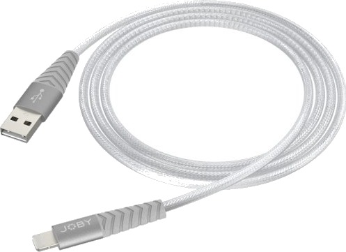Joby Jb01814-Bww, 1,2 M, Lightning, Usb A, Hankjønn, Hankjønn, Sølv Joby Jb01814-Bww, 1,2 M, Lightning, Usb A, Hankjønn, Hankjønn, Sølv