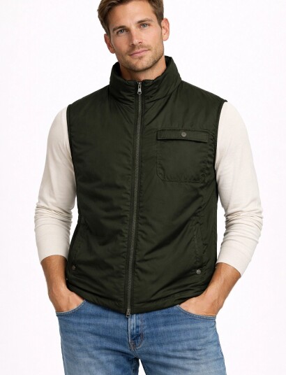 SNOOT Fassa Vest M Khaki green S SNOOT Fassa Vest M Khaki green S