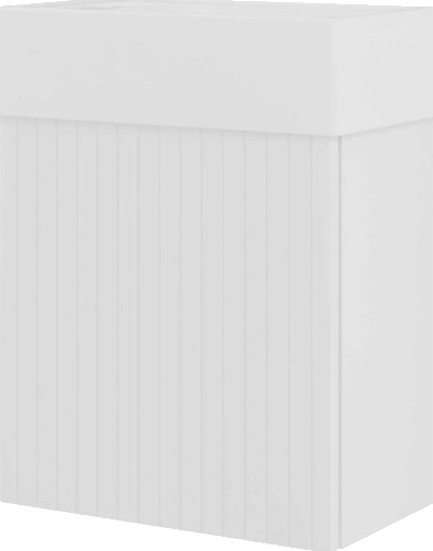 Proline møbler 40x23x40cm matt hvit med 1 trykkdør Proline møbler 40x23x40cm matt hvit med 1 trykkdør
