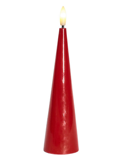 Sirius Home Sille Lacquer, Coneshape - Red - H:17CM