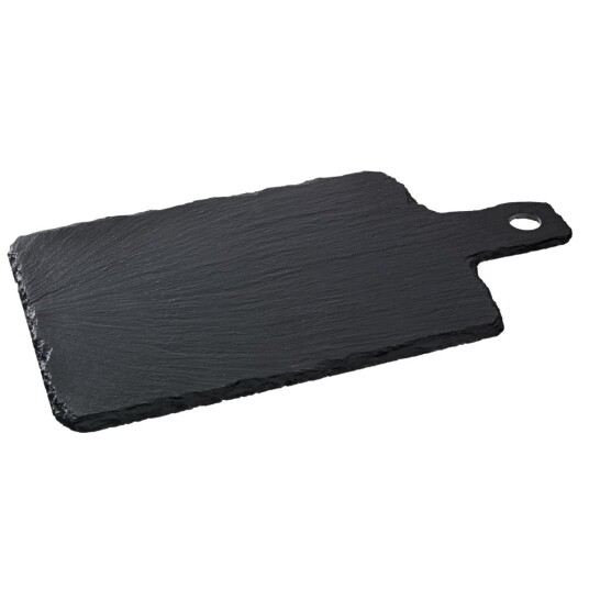 Vega Skiferplate Patara rektangulær med håndtak 27x20x0.5 cm Svart Rektangulær Vega Skiferplate Patara rektangulær med håndtak 27x20x0.5 cm Svart Rektangulær