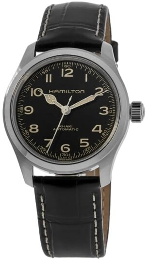 Hamilton Herreklokke H70405730 Khaki Field Murph Sort/Lær Ø38 mm Hamilton Herreklokke H70405730 Khaki Field Murph Sort/Lær Ø38 mm