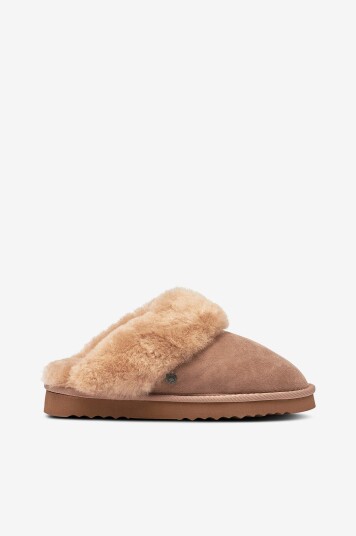 Mjúka Saueskinnstøfler Akranes Beige
