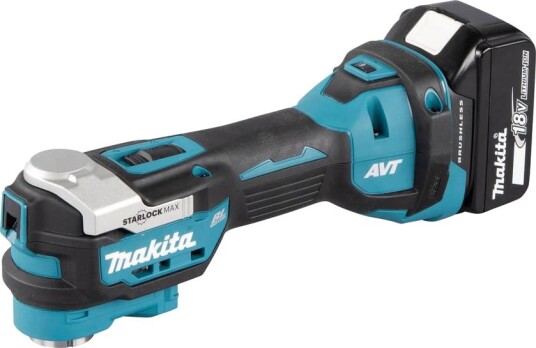 Makita Batteridrevet Multiverktøy DTM52RFJX1 18 v 2 × 3,0 ah Starlock Max