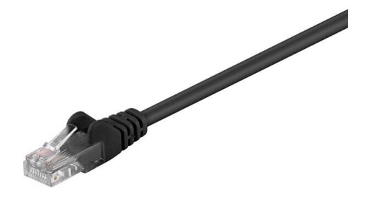 Goobay 7,5 m Cat 5e U/UTP Nettverkskabel Sort Goobay 7,5 m Cat 5e U/UTP Nettverkskabel Sort