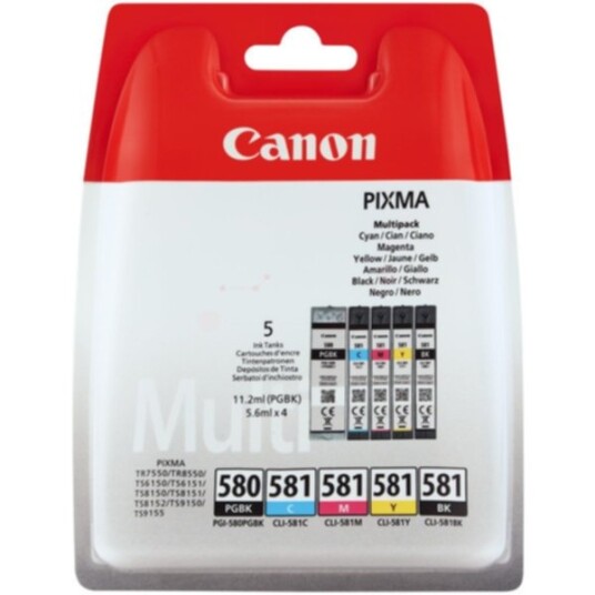 Canon 2024C006 Multipack PGI-580XL + CLI-581XL