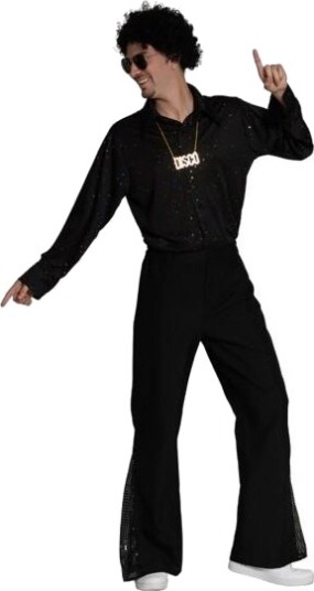 Partychimp Black Disco Kostyme