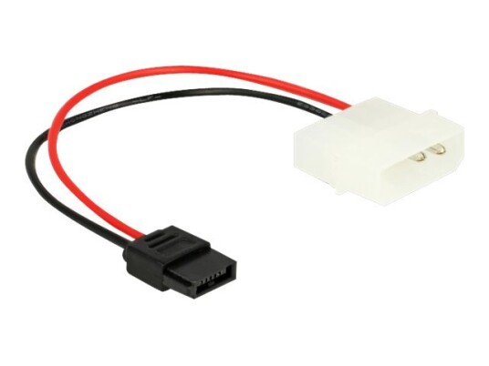 Delock - Strømadapter - Slimline Sata Strøm (R) Til 4-Pin Intern Strøm (P) - 15 Cm Delock - Strømadapter - Slimline Sata Strøm (R) Til 4-Pin Intern Strøm (P) - 15 Cm