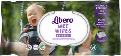 Libero Våtservietter 64stk.