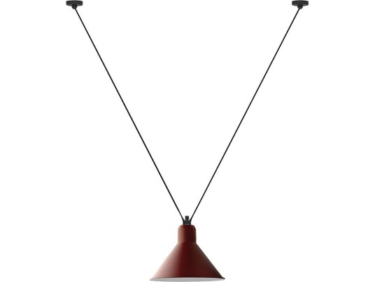DCW - 323 XL Pendel Konisk Rød Lampe Gras DCW - 323 XL Pendel Konisk Rød Lampe Gras