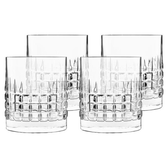 Luigi Bormioli Mixology whiskyglass 38 cl 4 stk
