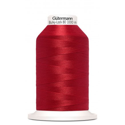 Gütermann Bulky Lock 80 Sytråd Polyester Rød 156 1000m