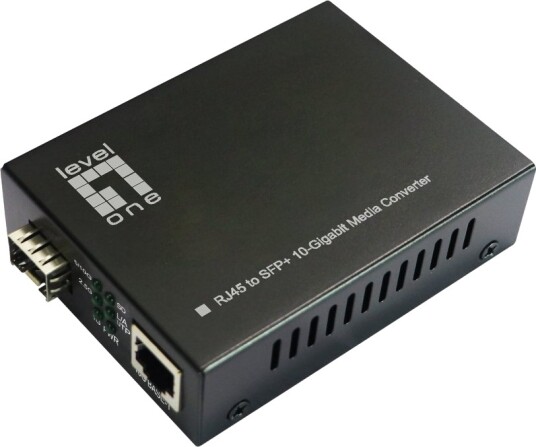 LevelOne GVT-2051 10G mediekonverter RJ45 SFP+ LevelOne GVT-2051 10G mediekonverter RJ45 SFP+