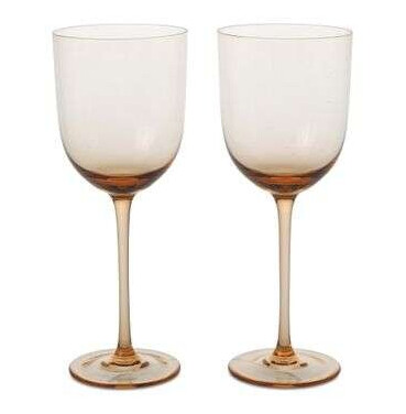 ferm LIVING Host hvitvinsglass 30 cl 2-pakning Blush ferm LIVING Host hvitvinsglass 30 cl 2-pakning Blush