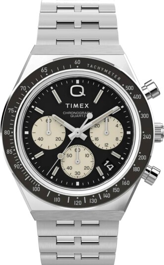 Timex Q Chronograph 40mm Black Dial Timex Q Chronograph 40mm Black Dial