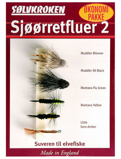 Sølvkroken Fluesett Sjøørret elv, fluesett STD STD Sølvkroken Fluesett Sjøørret elv, fluesett STD STD
