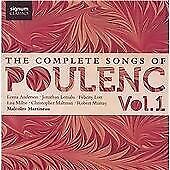 MediaTronixs Francis Poulenc : The Complete Songs of Francis Poulenc - Volume 1 CD (2011) Pre-Owned