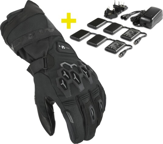 MC-Hansker Macna Rafino RTX 12V 3A Kit Svart L